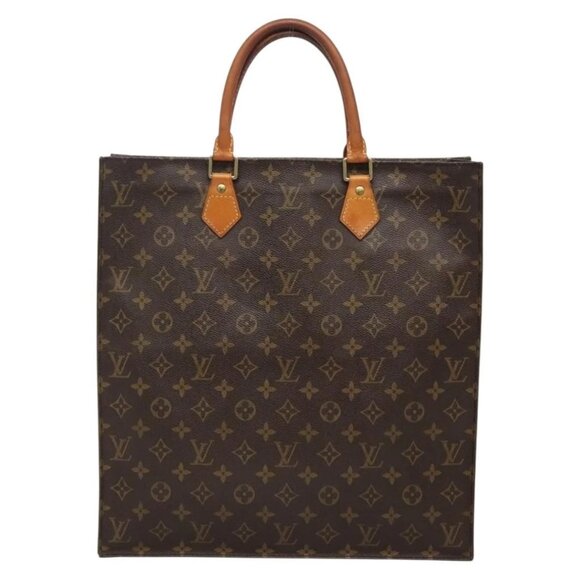 LOUIS VUITTON Monogram Sac Plat Hand Bag M51140 LV Auth 137346 - Picture 3 of 16